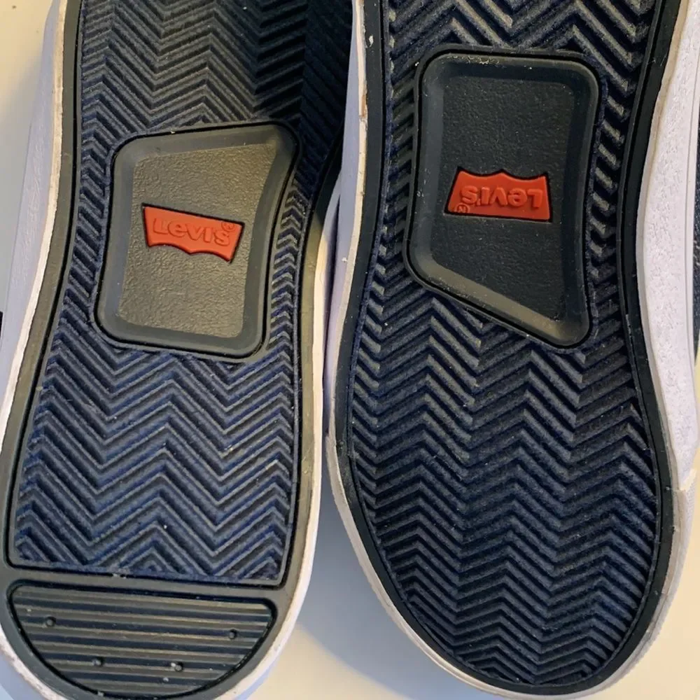 Levis Black High Top Sneakers Size 9